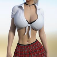 Clare3Dx - Amalia: Naughty Schoolgirl - 001a