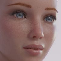 Clare3Dx - Astrid: WIP Mb Eyebrow 17 - 001a