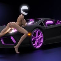Clare3Dx - Talia: Sexy Lamborghini Babe - 003a