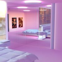 Clare3Dx - Silk Blue Room Modified Diffuse 16m 20s