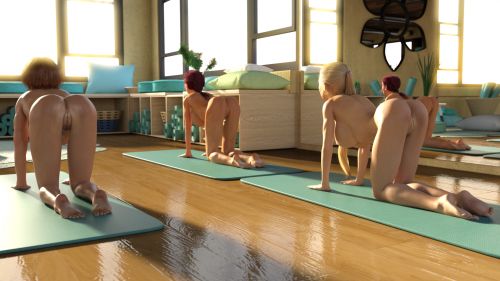 Irisa, Talia & Sophie: Yoga Instructor - 004b