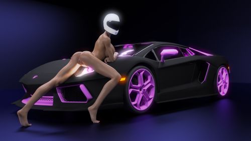 Talia: Sexy Lamborghini Babe - 003a